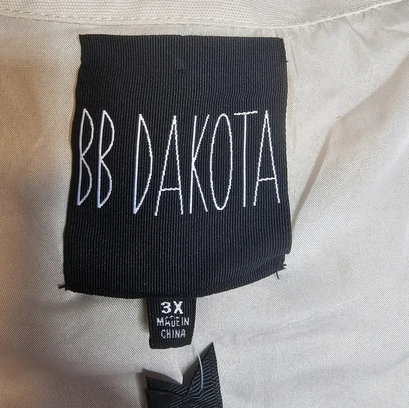 NWT BB Dakota brown zippered jacket size 3X - Picture 4 of 6